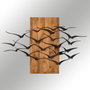 Wallity Migration Escultura de pared Negro y Nogal